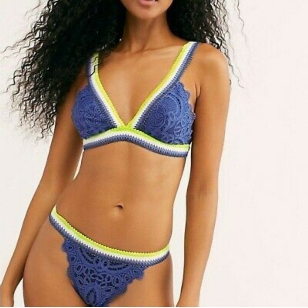 BOGO Free People Mika Colorblock Bralette